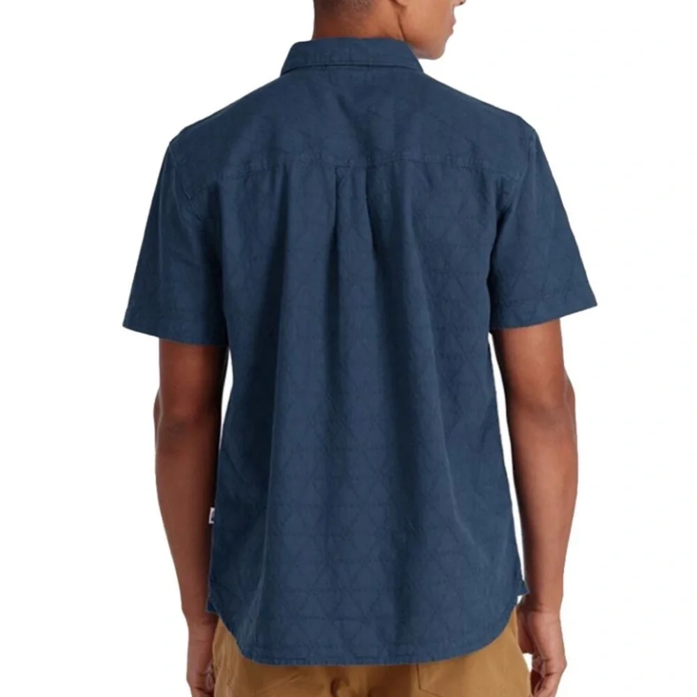NWT The North Face Shady Blue Loghill Jacquard Shirt